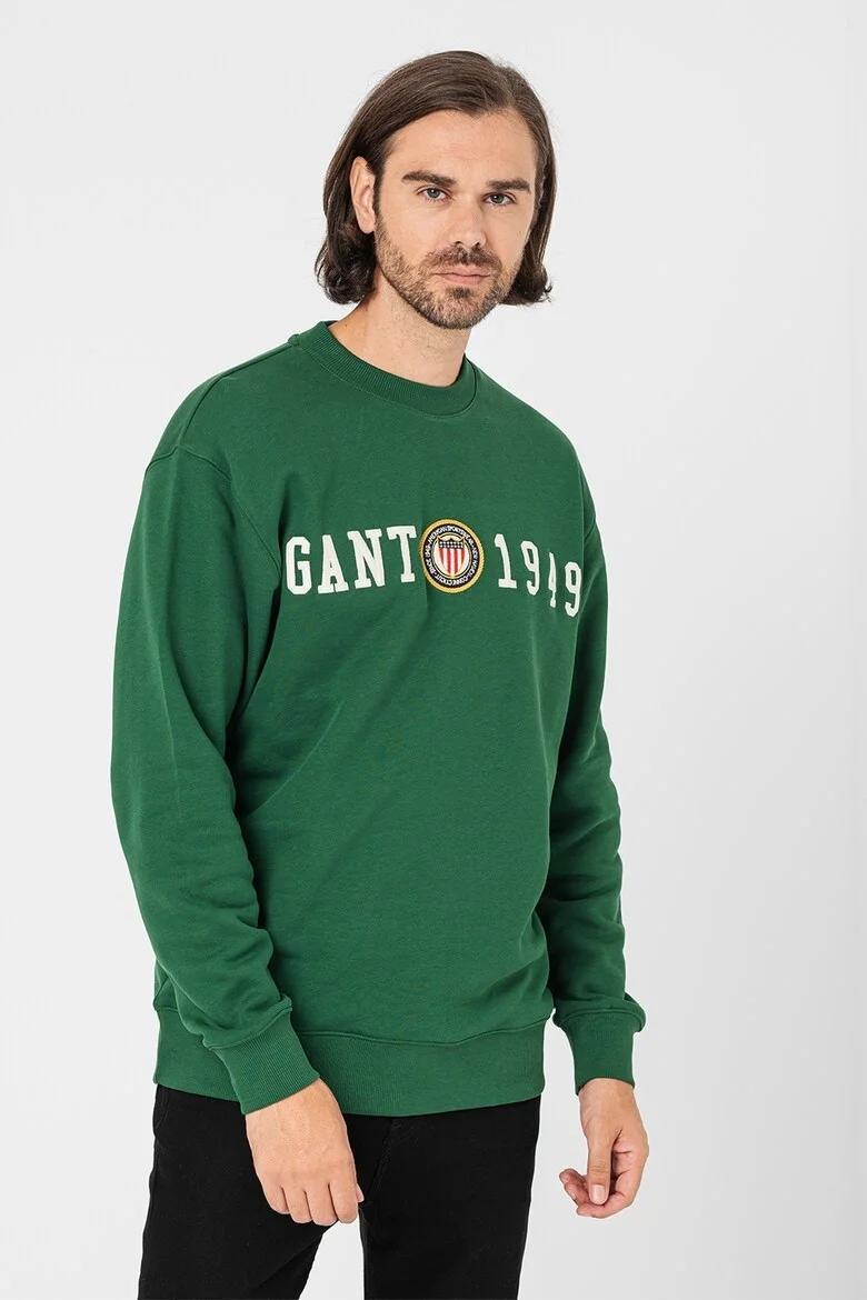 Gant - Gant Men's Sweatshirt Gray Gant - Gant Men's Sweatshirt Gray