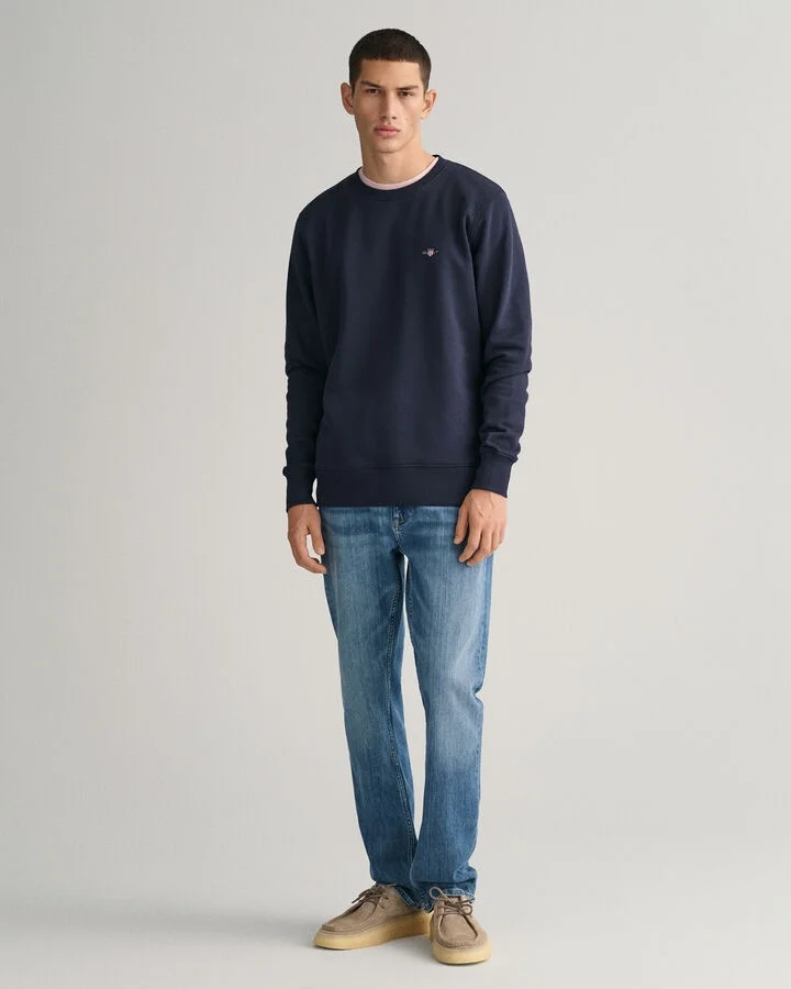 Gant - Gant Men's Sweatshirt Gray Gant - Gant Men's Sweatshirt Gray