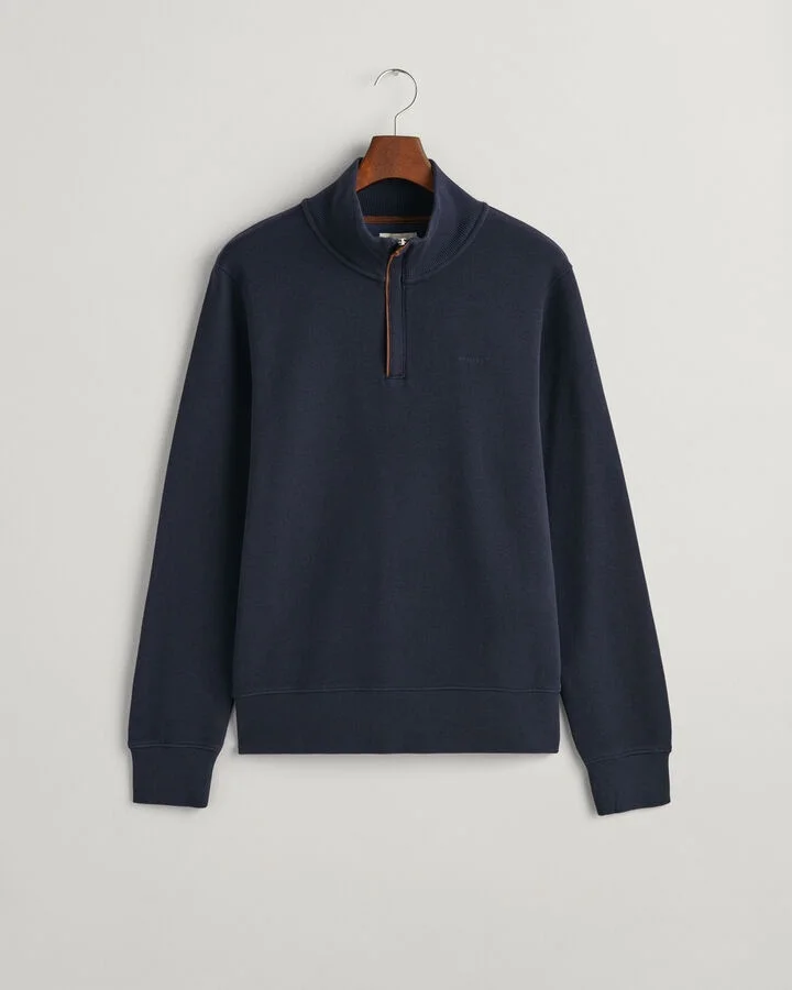 Gant - Sacker Rib Half-Zip Sweatshirt Gant - Sacker Rib Half-Zip Sweatshirt