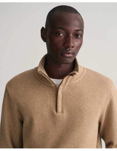 Gant sacker rib half zip sweater best sale