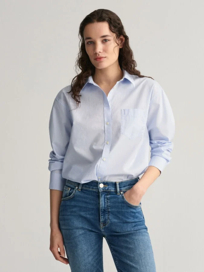 Gant - Relaxed Fit Poplin...