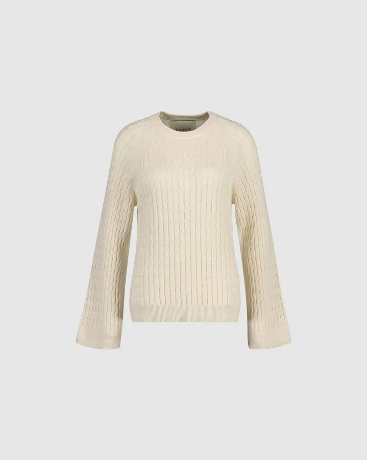 Gant - GANT Cable Knit Crew Neck Sweater Gant - GANT Cable Knit Crew Neck Sweater