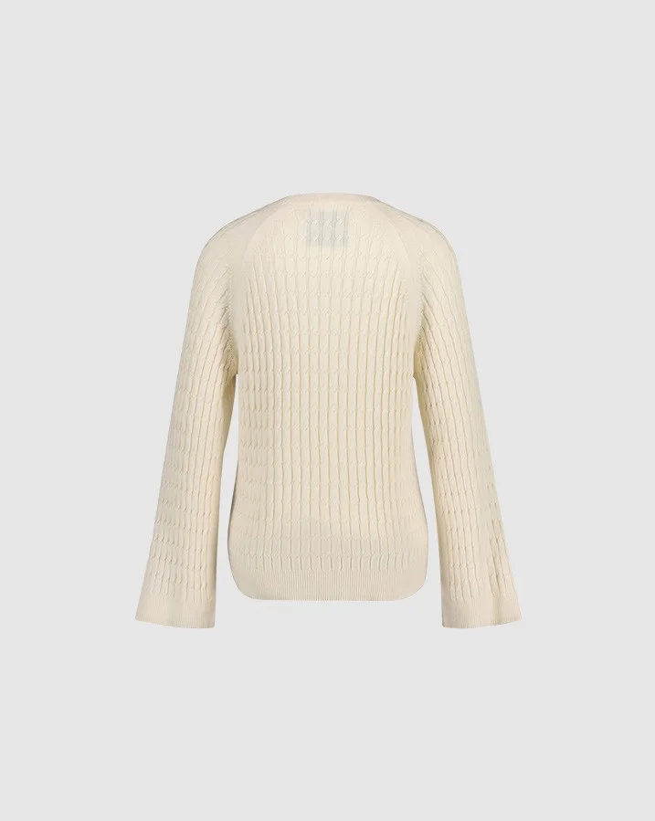 Gant - GANT Cable Knit Crew Neck Sweater Gant - GANT Cable Knit Crew Neck Sweater