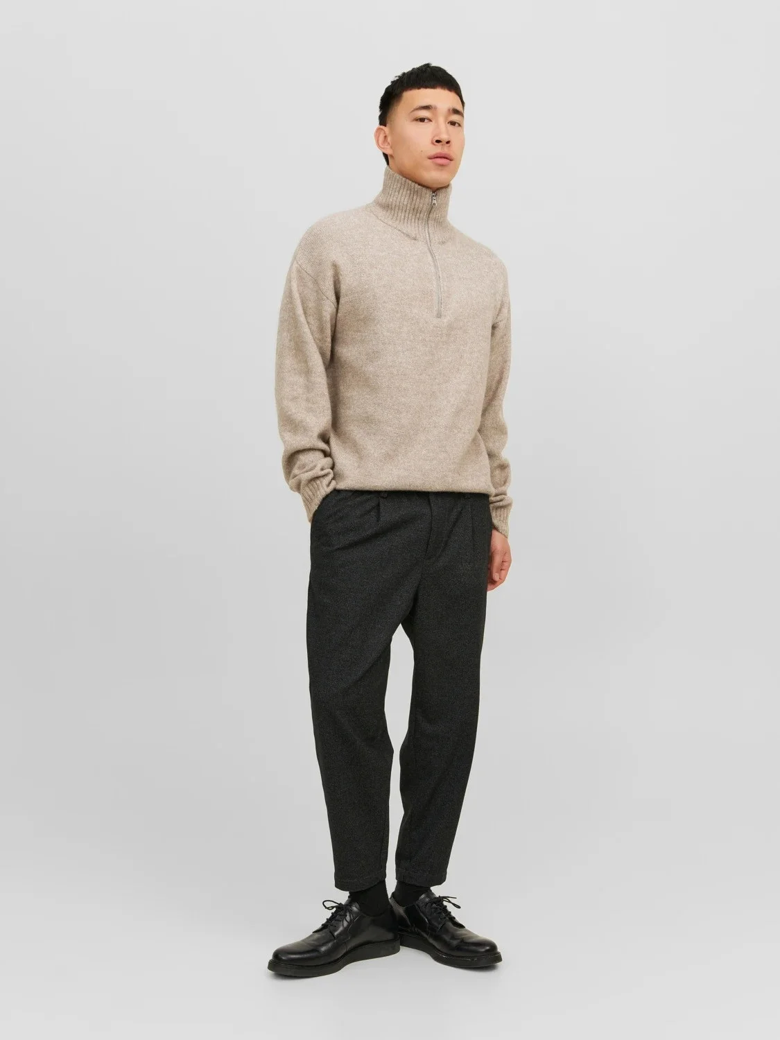 Jack & Jones - JOROLLIE KNIT HALF ZIP SN Jack & Jones - JOROLLIE KNIT HALF ZIP SN