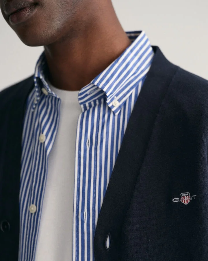 Gant - Classic Cotton V-Neck Cardigan Gant - Classic Cotton V-Neck Cardigan