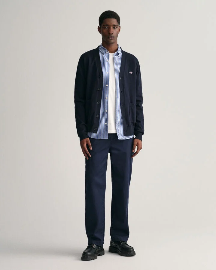 Gant - Classic Cotton V-Neck Cardigan Gant - Classic Cotton V-Neck Cardigan