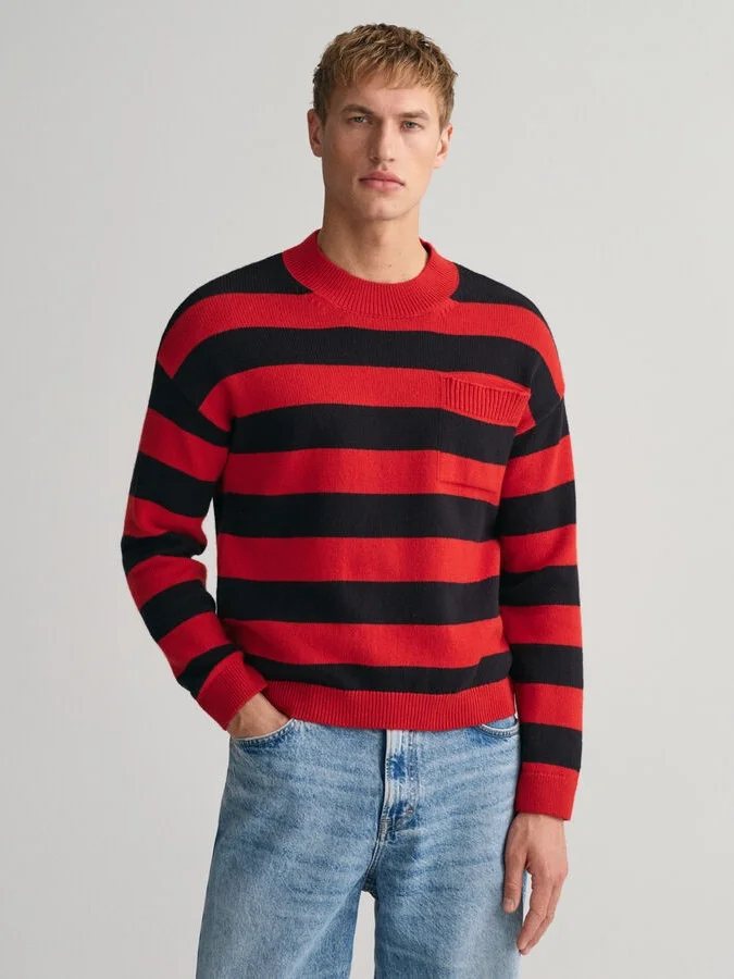 Gant - Barstripe Crew Neck...