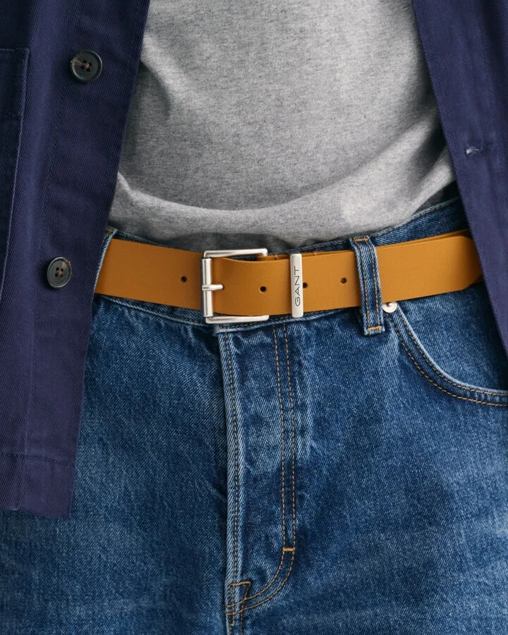 Gant - Gant Logo Leather Belt Men's... Gant - Gant Logo Leather Belt Men's...