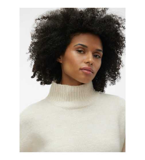 VERO MODA Women's VMDOFFY Long Sleeve V-Neck Pullover Sweater - Warm & Stylish - View #2