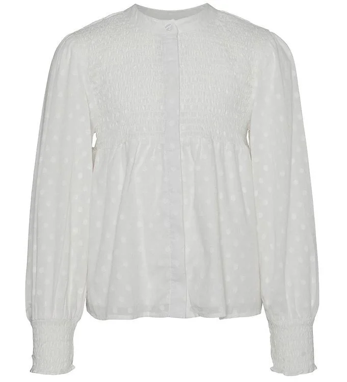 Vero Moda Girl - VMDOTTY L/S TOP WVN... Vero Moda Girl - VMDOTTY L/S TOP WVN...