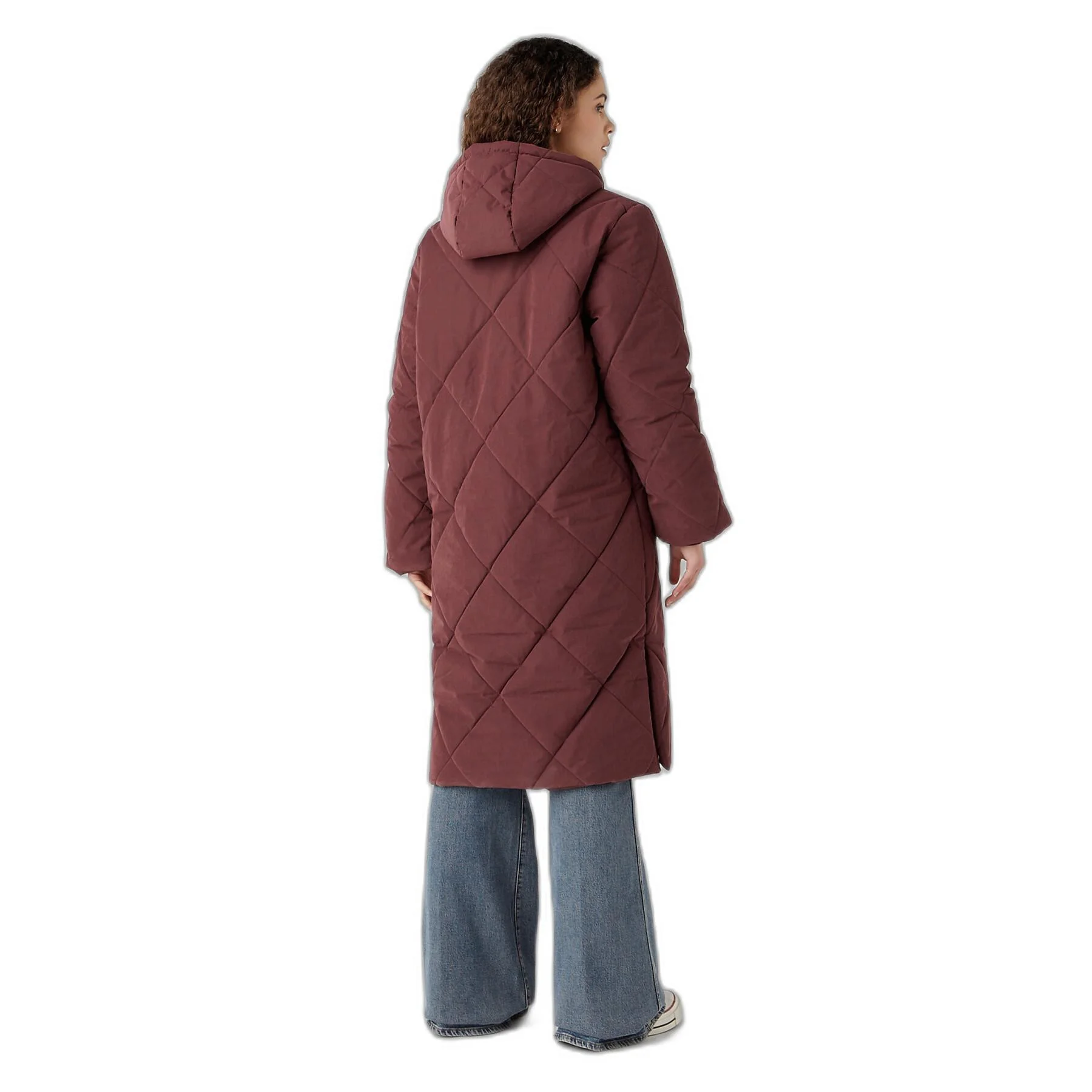 Wrangler - LONG QUILTED JACKET Wrangler - LONG QUILTED JACKET
