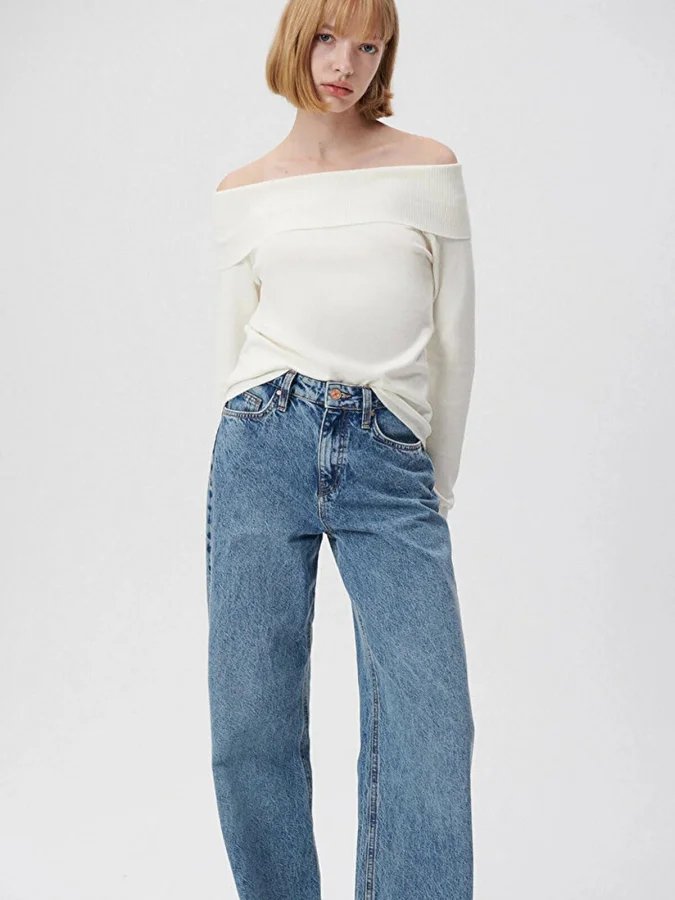 Mavi - WIDE NECK SWEATER