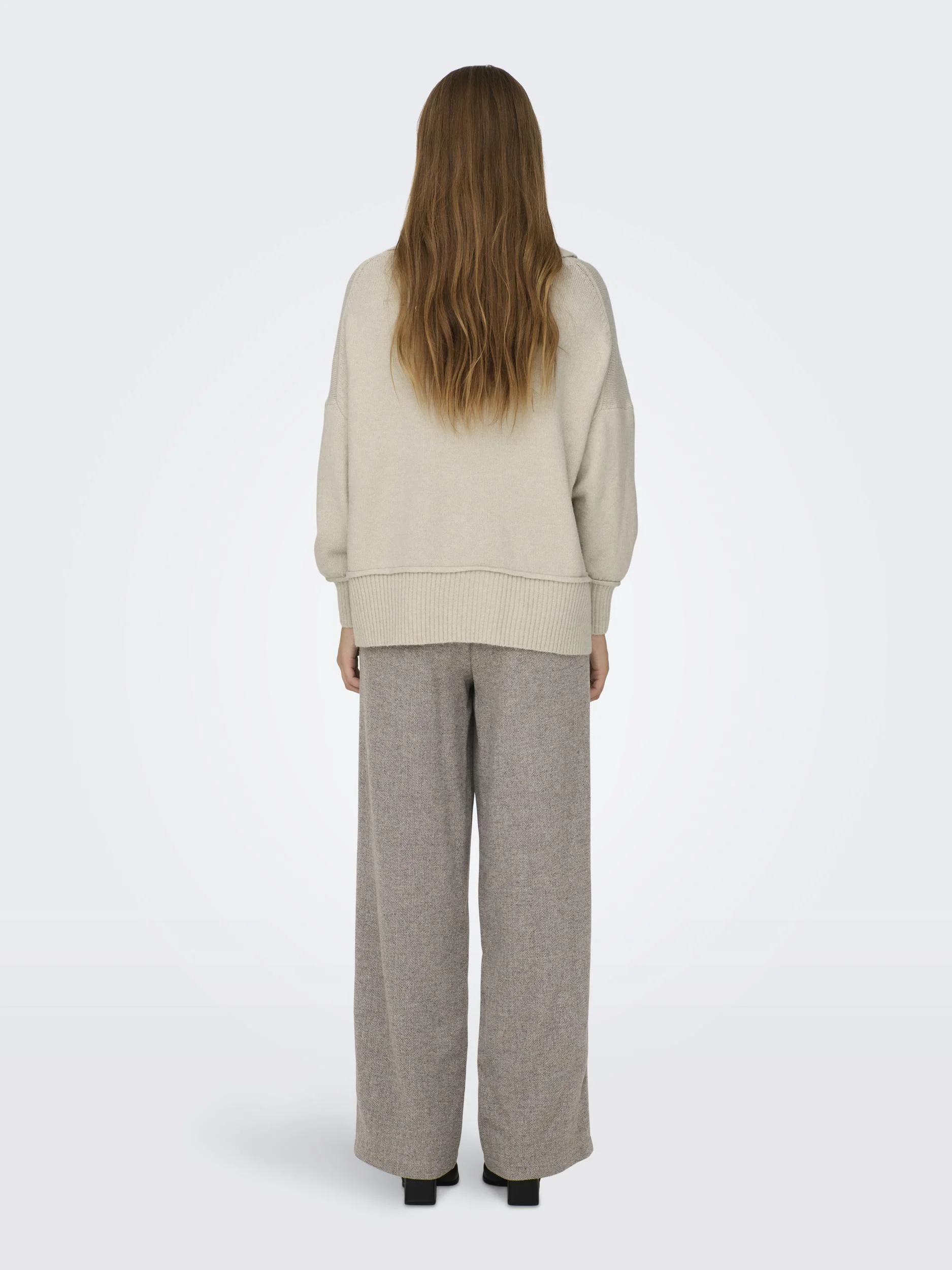 ONLY - ONLHAZEL LS COWLNECK BF KNT ONLY - ONLHAZEL LS COWLNECK BF KNT