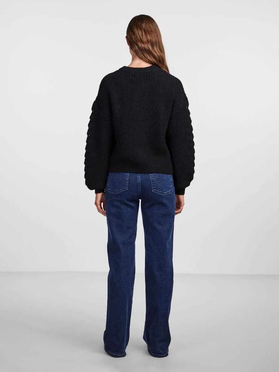 Pieces - PCSCARLETT LS O-NECK KNIT BC Pieces - PCSCARLETT LS O-NECK KNIT BC