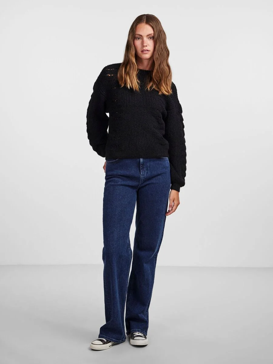 Pieces - PCSCARLETT LS O-NECK KNIT BC Pieces - PCSCARLETT LS O-NECK KNIT BC