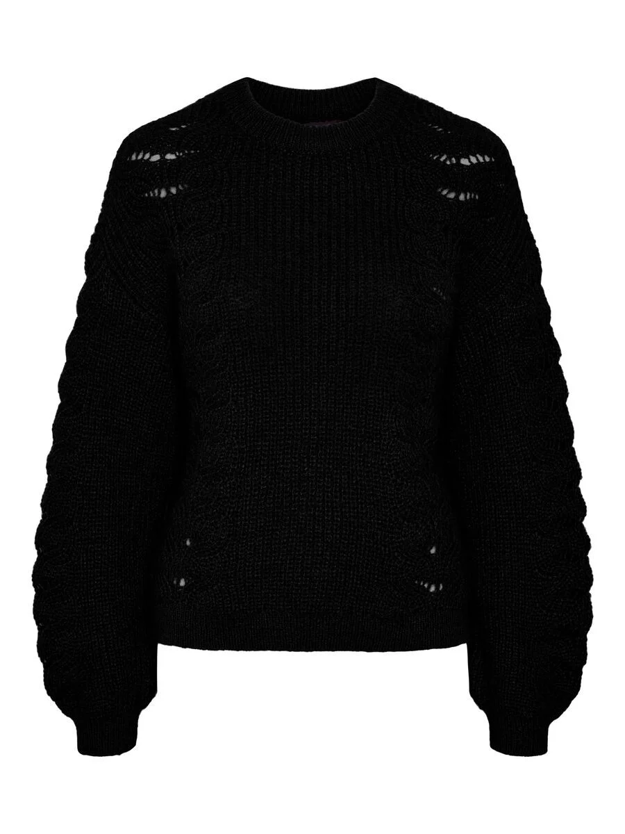 Pieces - PCSCARLETT LS O-NECK KNIT BC Pieces - PCSCARLETT LS O-NECK KNIT BC