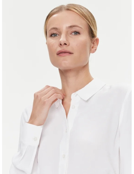 Tommy Hilfiger Fluid Viscose Crepe Shirt - Women's Shirts