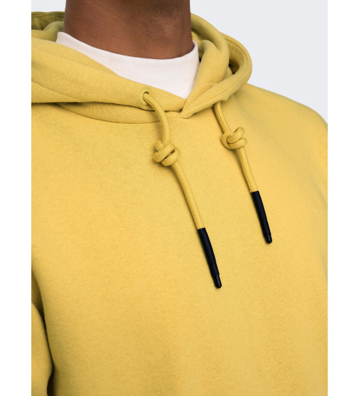 Only & Sons ONSCERES HOODIE - Hoodie - yellow 