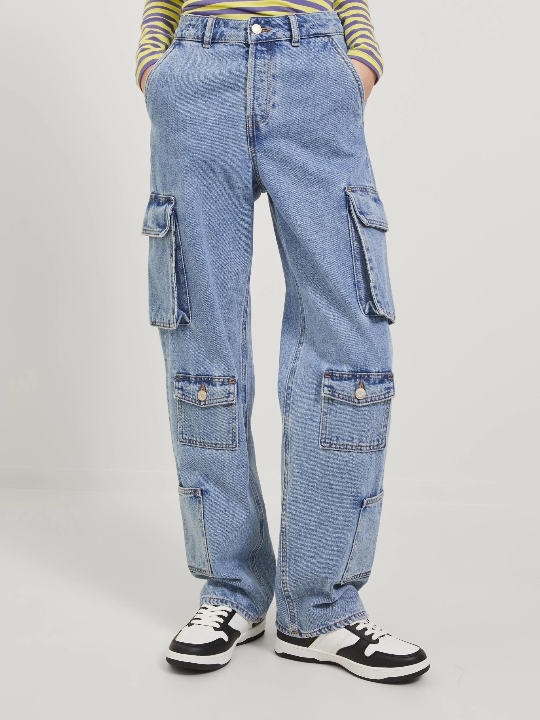 JJXX - JXSOF LOOSE MW CARGO JEANS DNM JJXX - JXSOF LOOSE MW CARGO JEANS DNM