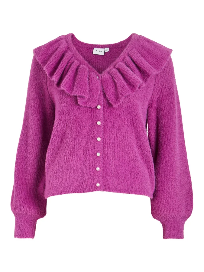 VILA - VIHENNY V-NECK L/S...