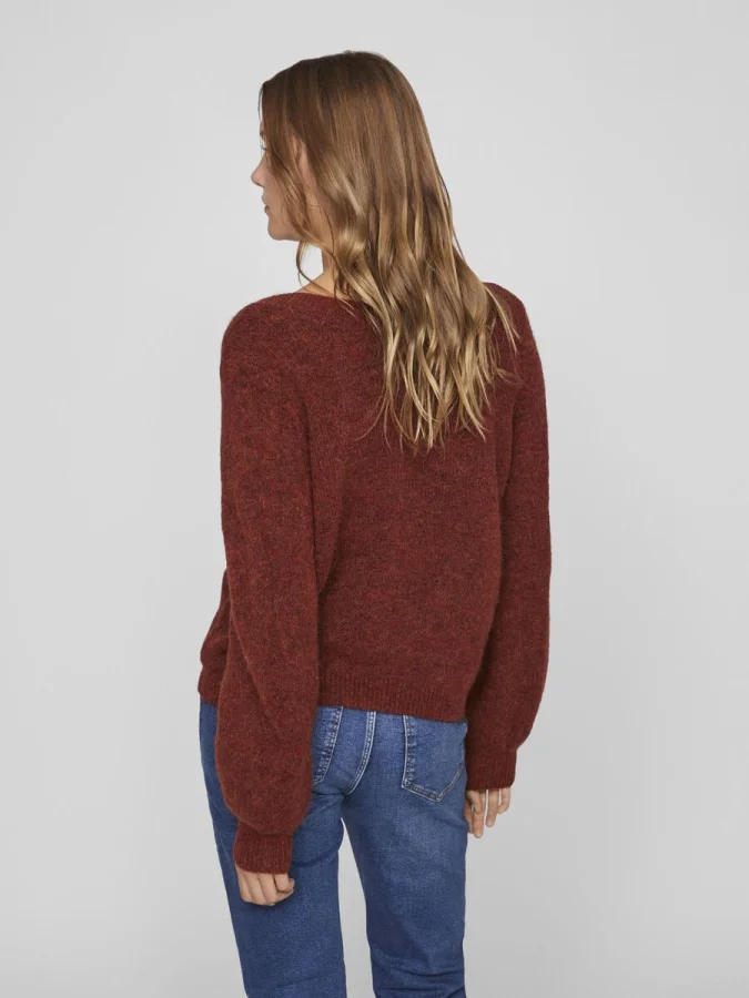 VILA - VIJAMINA REV V-NECK... 2