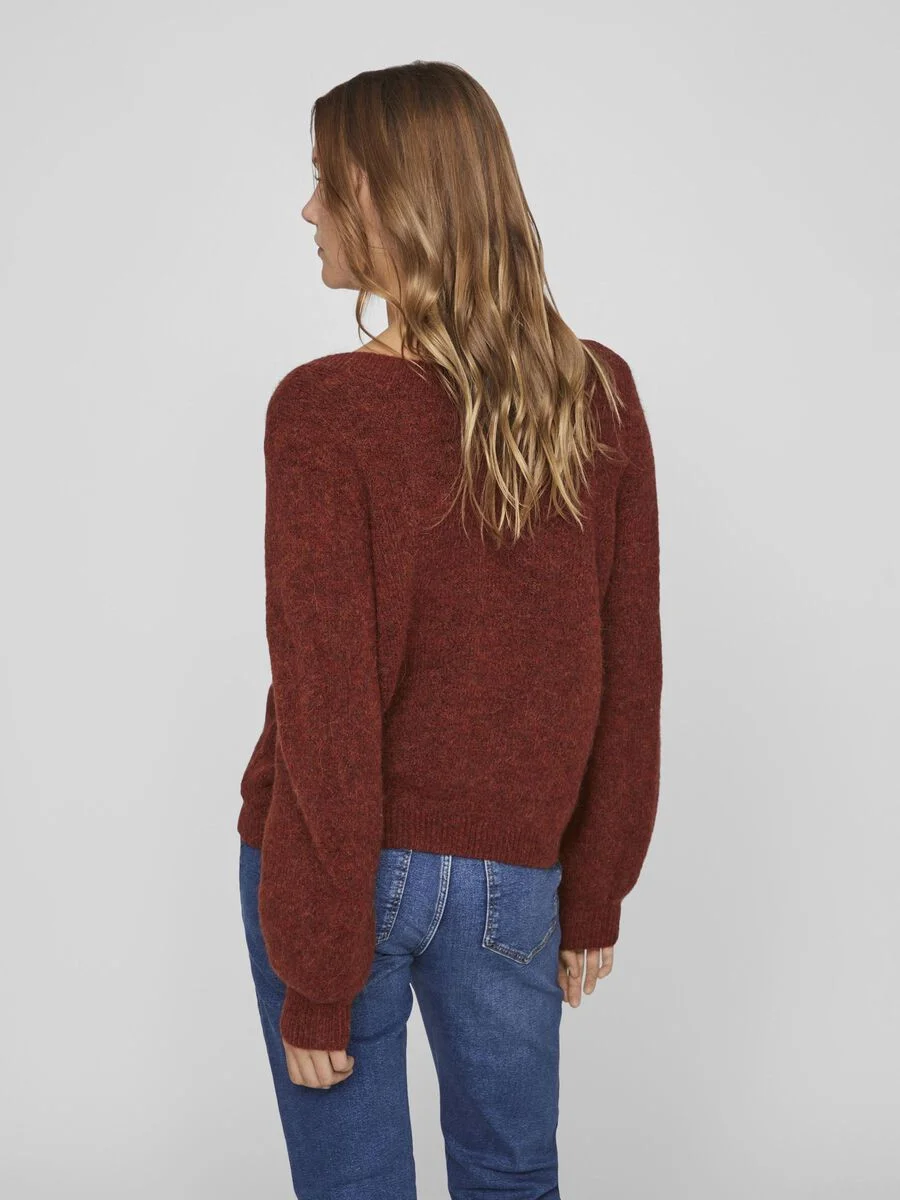 VILA - VIJAMINA REV V-NECK L/S KNIT... VILA - VIJAMINA REV V-NECK L/S KNIT...