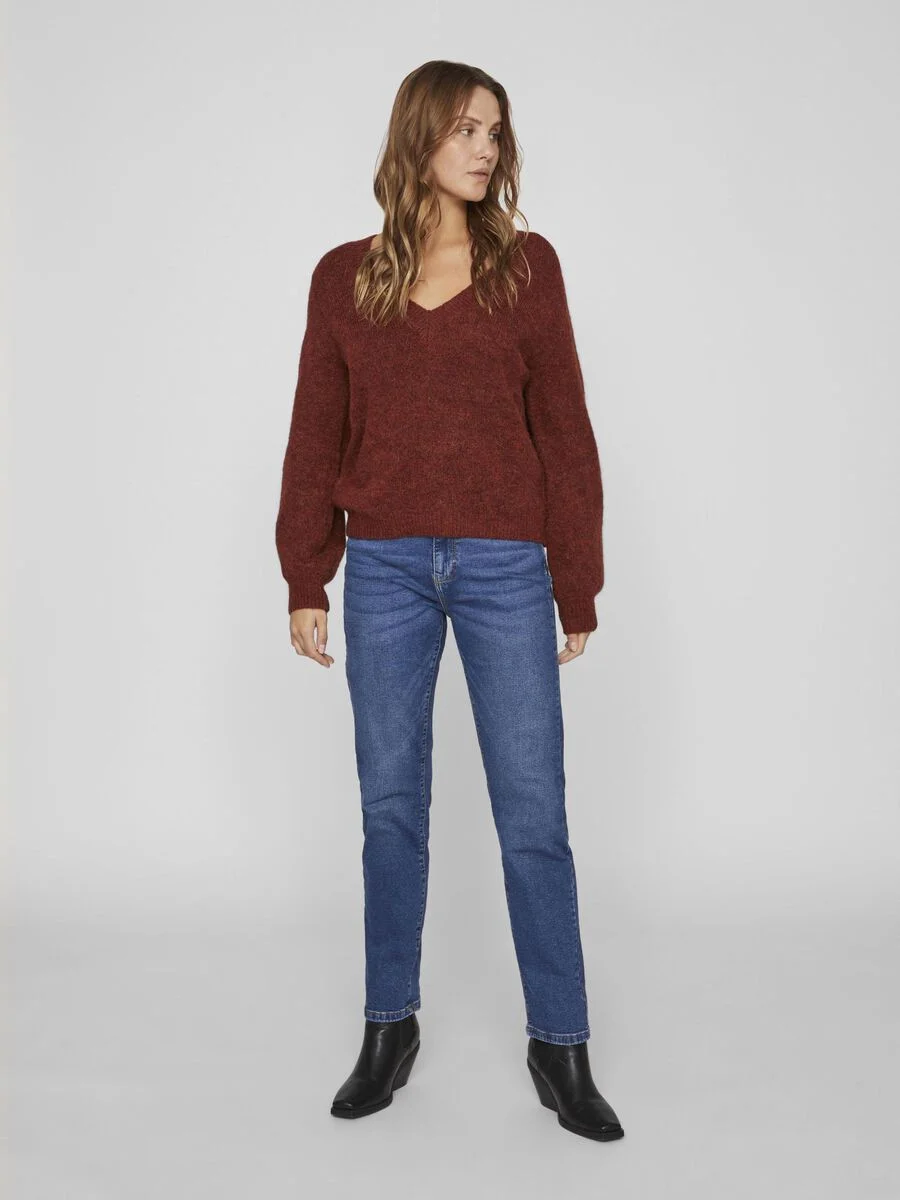 VILA - VIJAMINA REV V-NECK L/S KNIT... VILA - VIJAMINA REV V-NECK L/S KNIT...