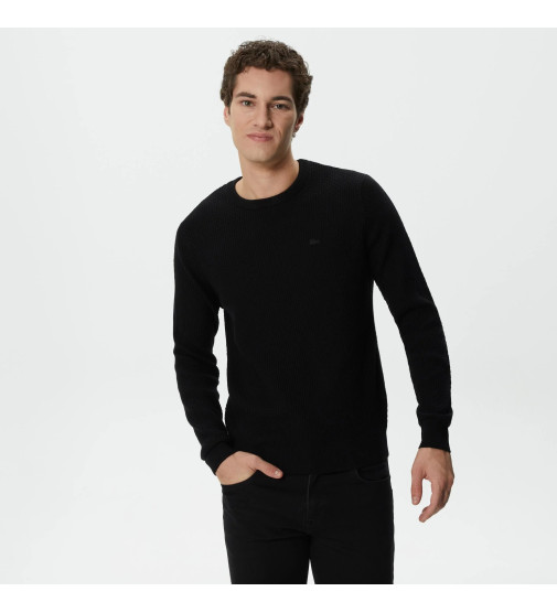 Lacoste - Lacoste Men's Regular Fit Crew Neck Knitwear Size S