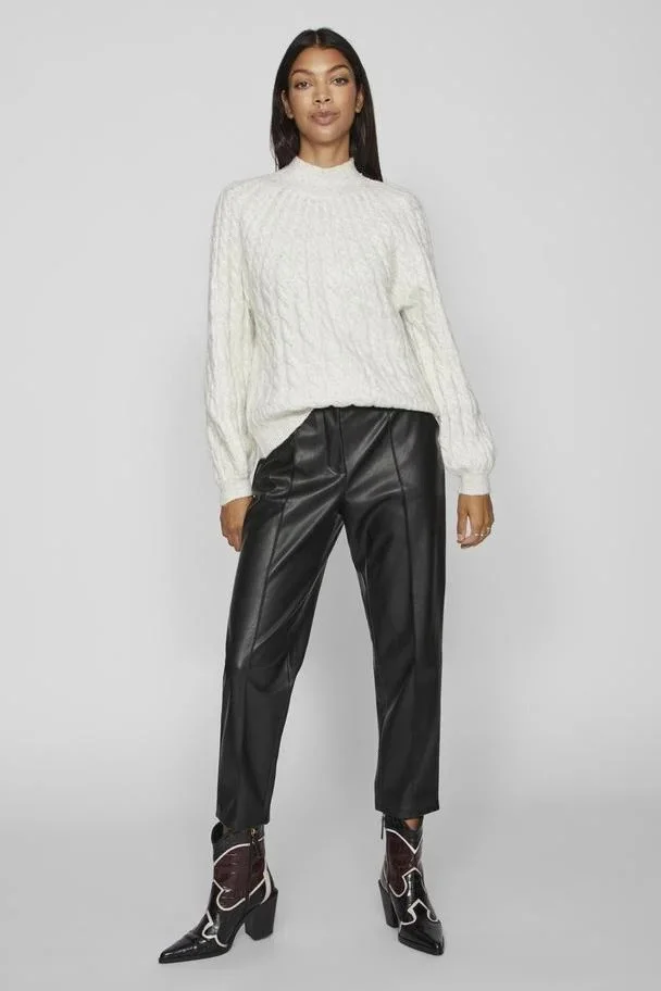 VILA - VIOYA HIGH NECK L/S CABLE KNIT... VILA - VIOYA HIGH NECK L/S CABLE KNIT...