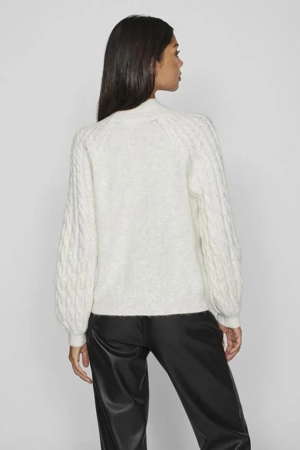 VILA - VIOYA HIGH NECK L/S CABLE KNIT... VILA - VIOYA HIGH NECK L/S CABLE KNIT...