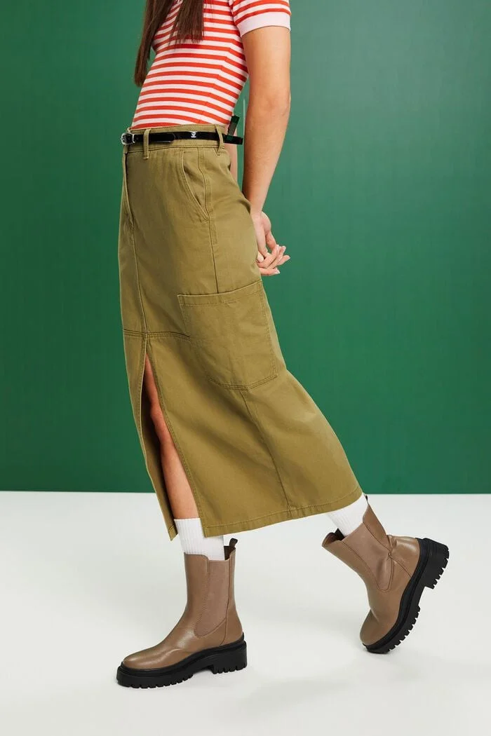 ESPRIT - Cargo Midi Skirt ESPRIT - Cargo Midi Skirt