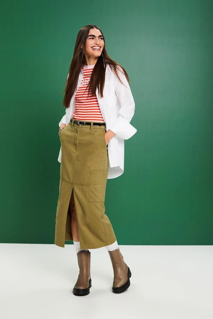 ESPRIT - Cargo Midi Skirt ESPRIT - Cargo Midi Skirt