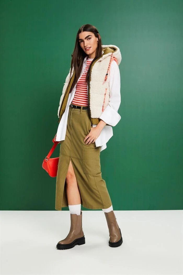 ESPRIT - Cargo Midi Skirt ESPRIT - Cargo Midi Skirt