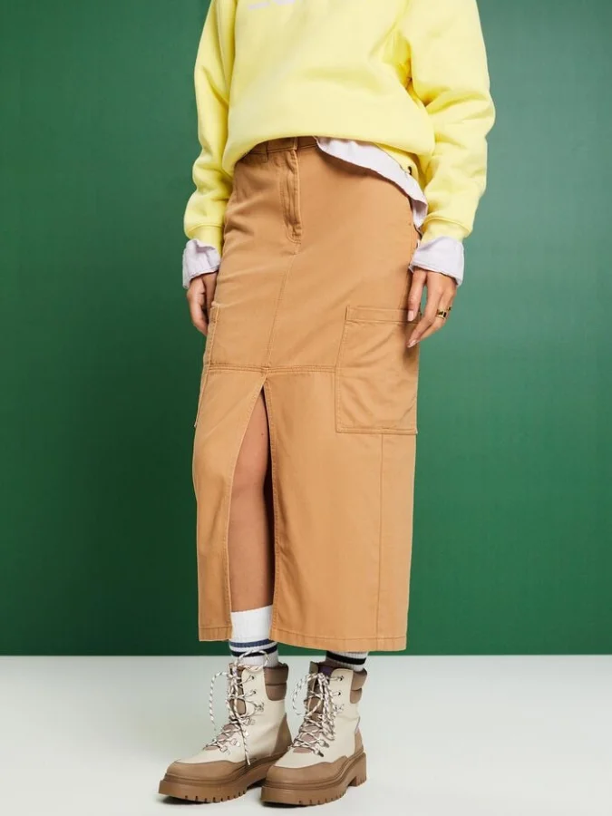 ESPRIT - Cargo Midi Skirt 2