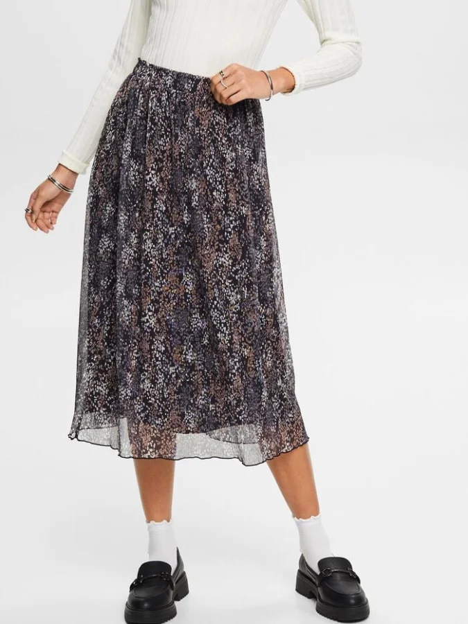 ESPRIT - Midi skirt with... 2
