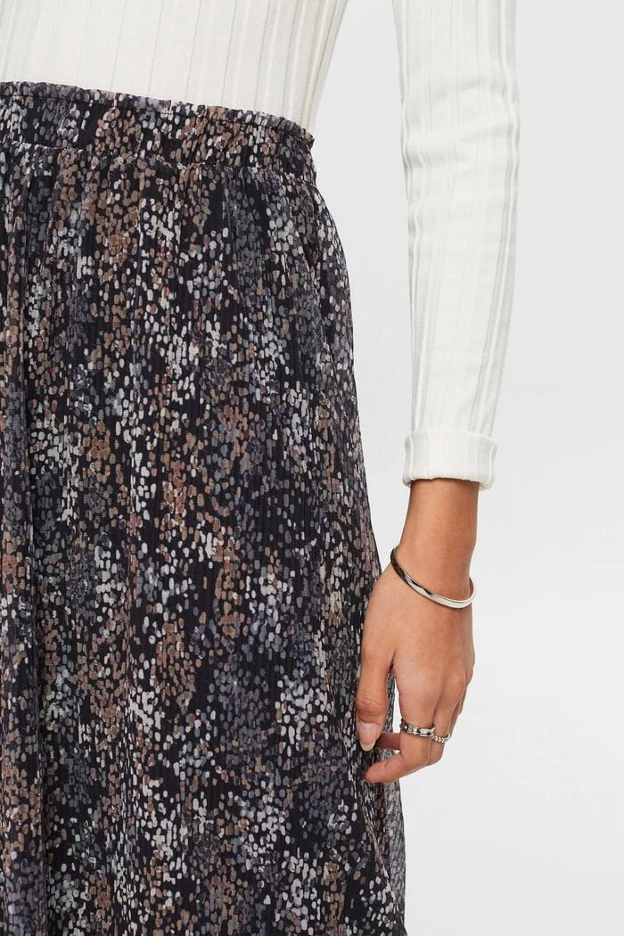 ESPRIT - Midi skirt with plissé pleats ESPRIT - Midi skirt with plissé pleats