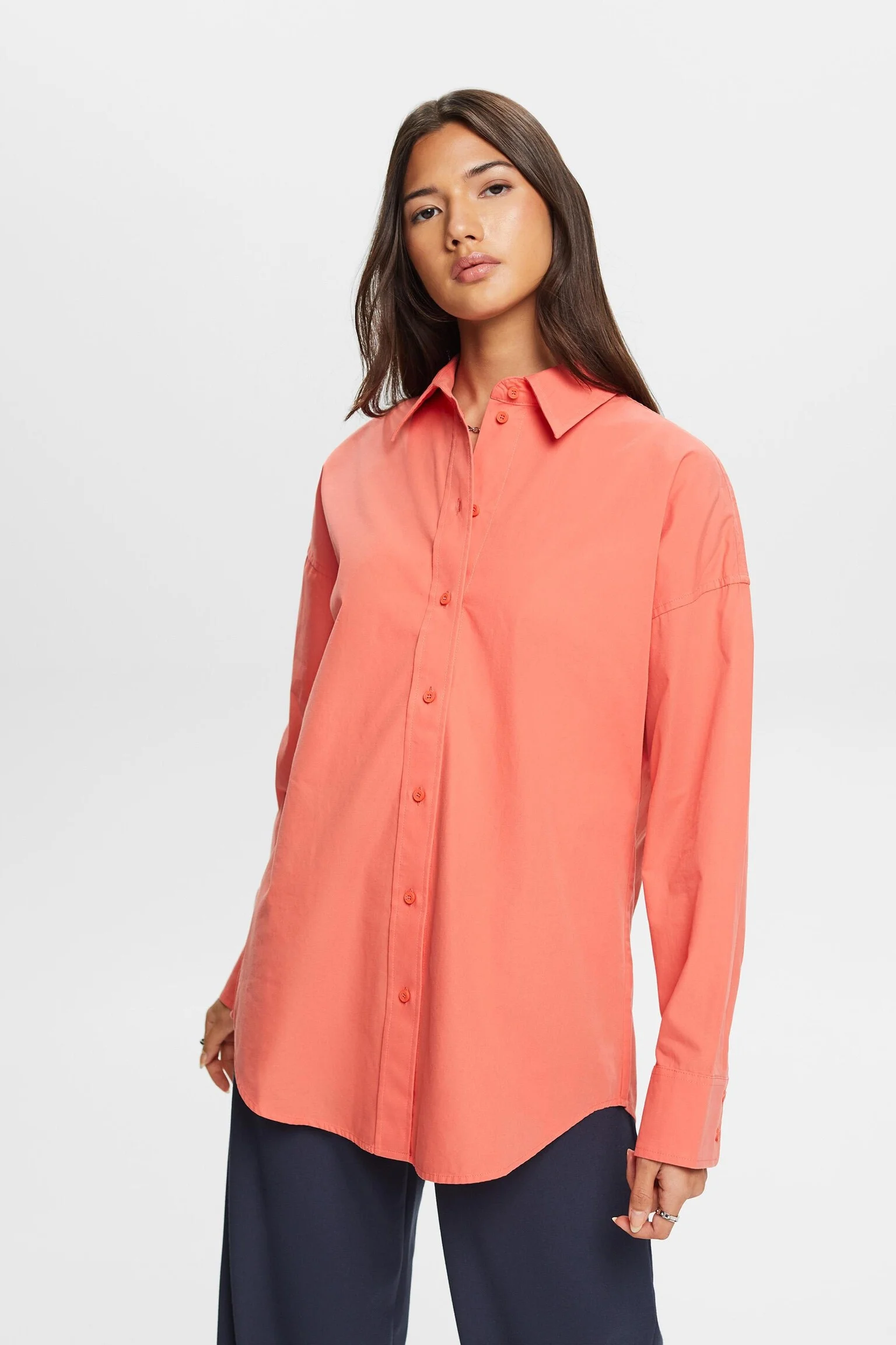 ESPRIT - Cotton-Poplin Shirt ESPRIT - Cotton-Poplin Shirt