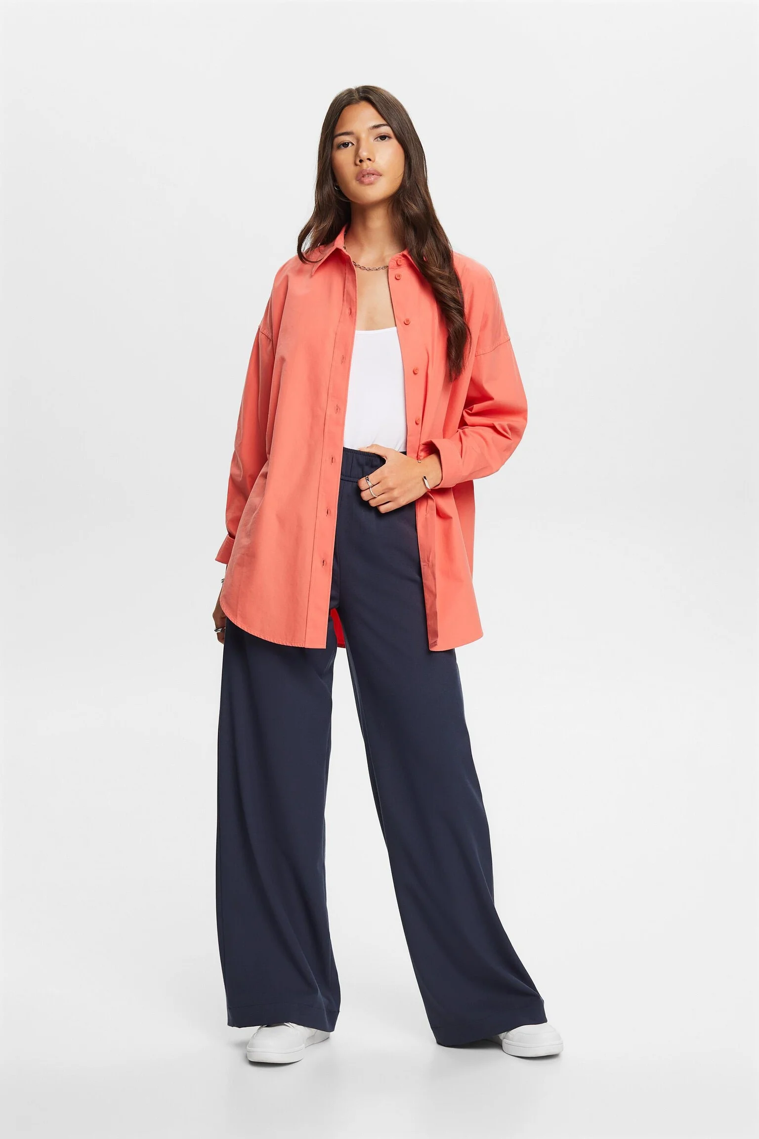 ESPRIT - Cotton-Poplin Shirt ESPRIT - Cotton-Poplin Shirt