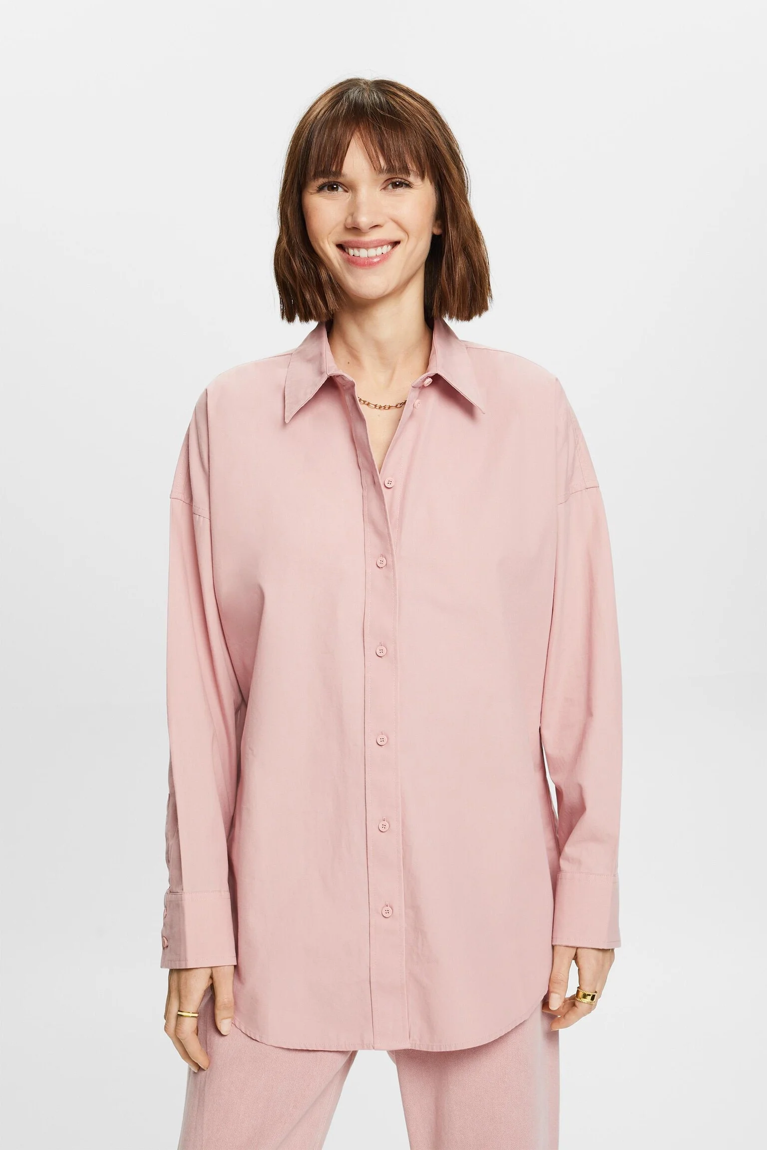 ESPRIT - Cotton-Poplin Shirt ESPRIT - Cotton-Poplin Shirt