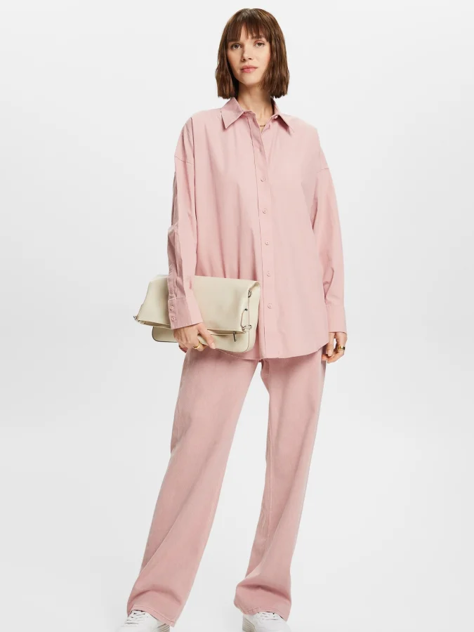 ESPRIT - Cotton-Poplin Shirt 2