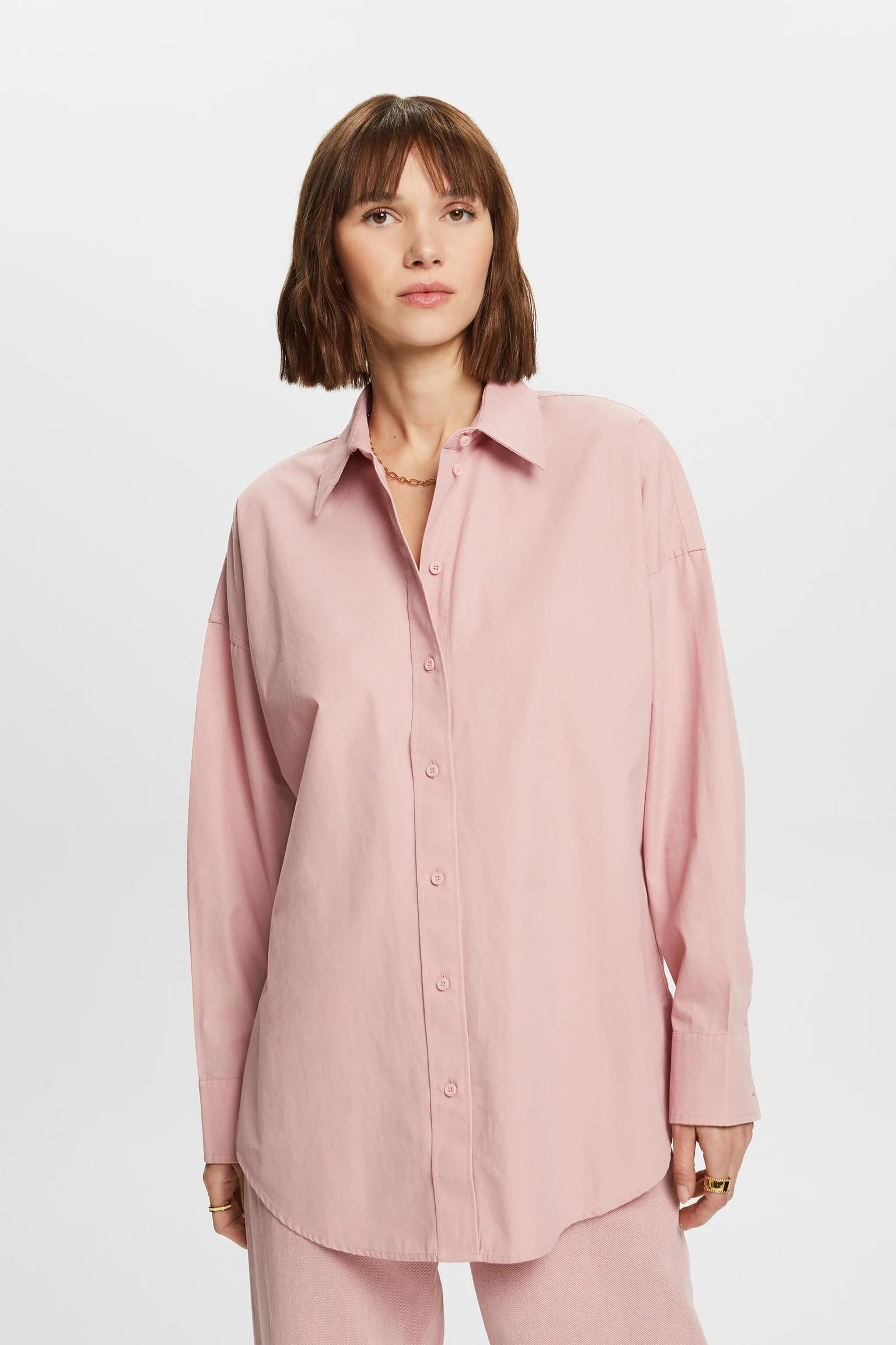 ESPRIT - Cotton-Poplin Shirt ESPRIT - Cotton-Poplin Shirt