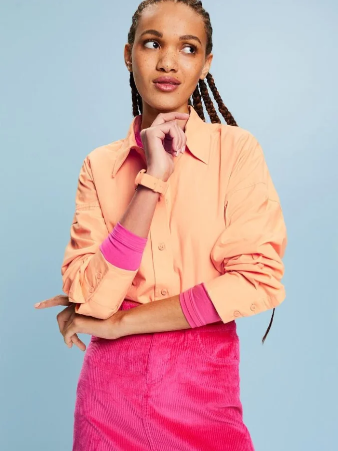 ESPRIT - Cotton-Poplin Shirt