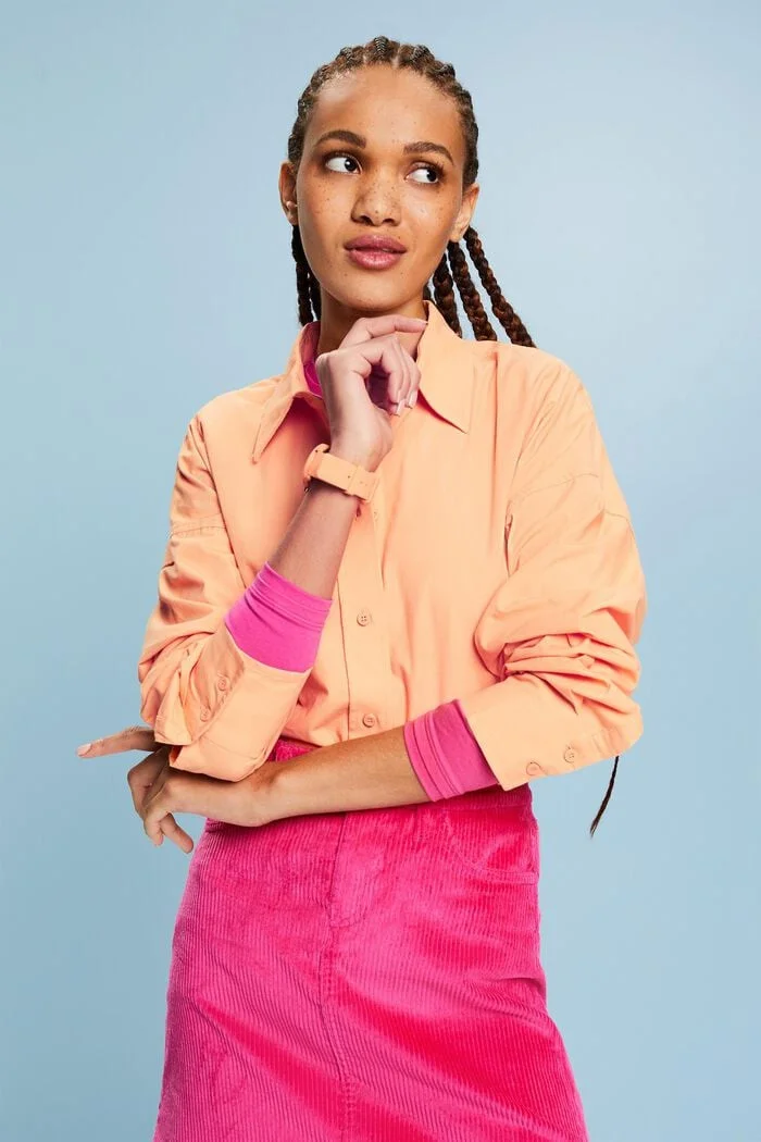 ESPRIT - Cotton-Poplin Shirt ESPRIT - Cotton-Poplin Shirt