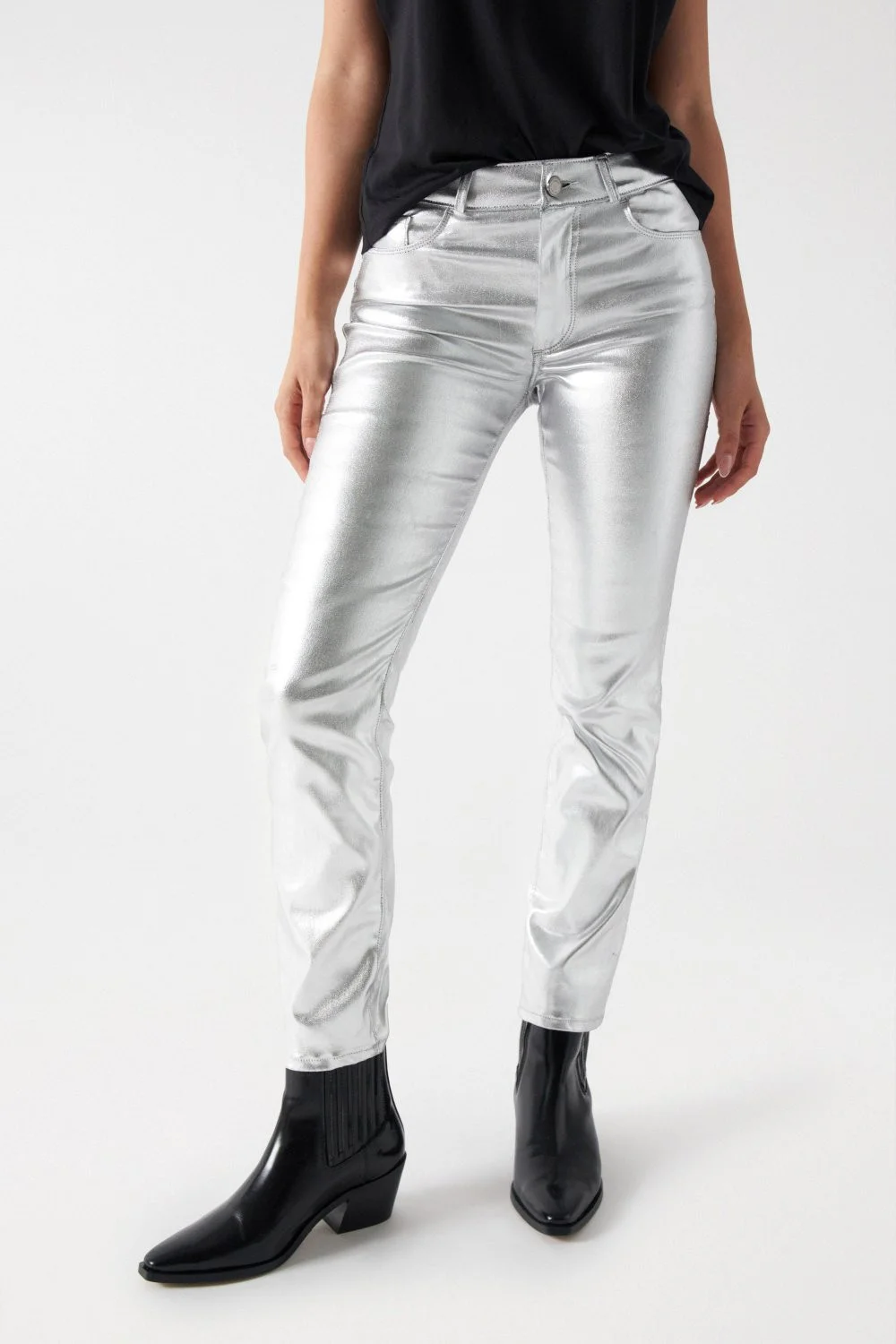 Salsa Jeans - DESTINY COATING SILVER Salsa Jeans - DESTINY COATING SILVER