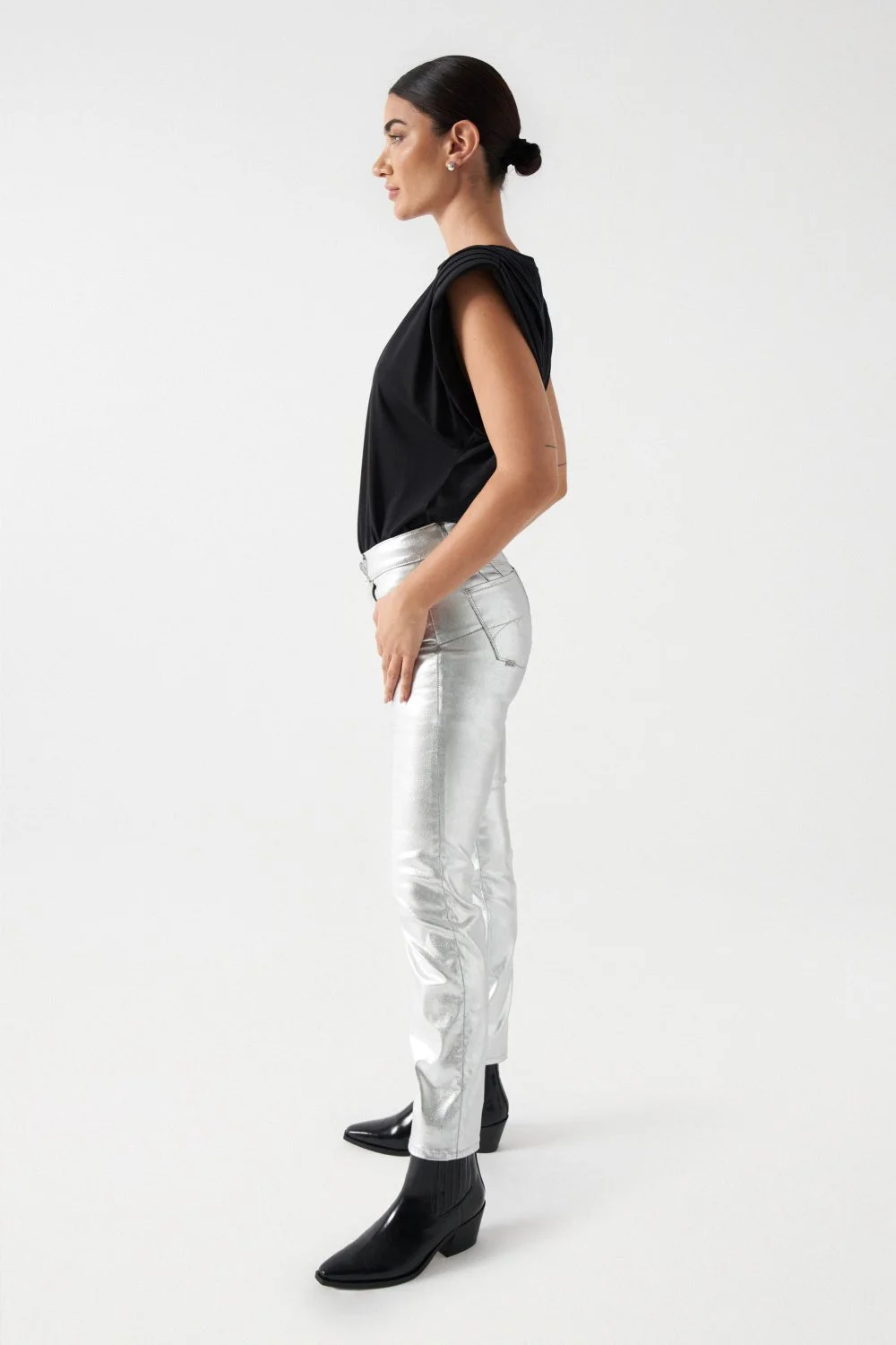 Salsa Jeans - DESTINY COATING SILVER Salsa Jeans - DESTINY COATING SILVER