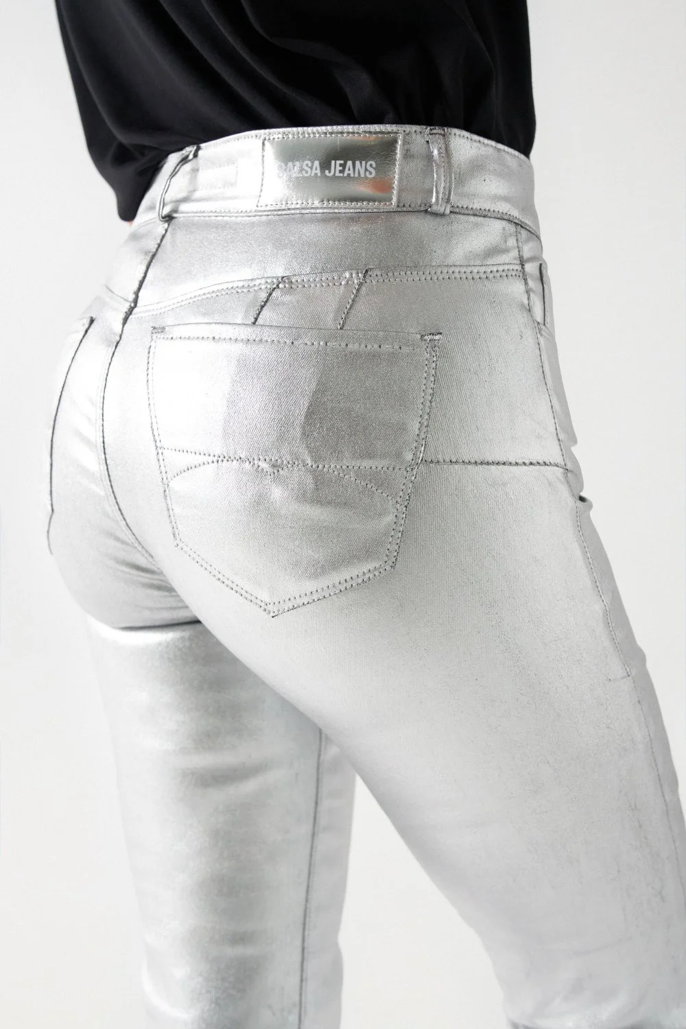 Salsa Jeans - DESTINY COATING SILVER Salsa Jeans - DESTINY COATING SILVER