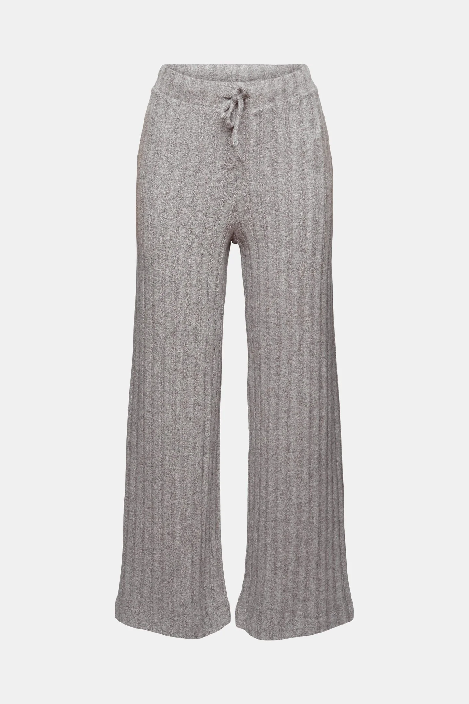 ESPRIT - Brushed Rib-Knit Pants ESPRIT - Brushed Rib-Knit Pants