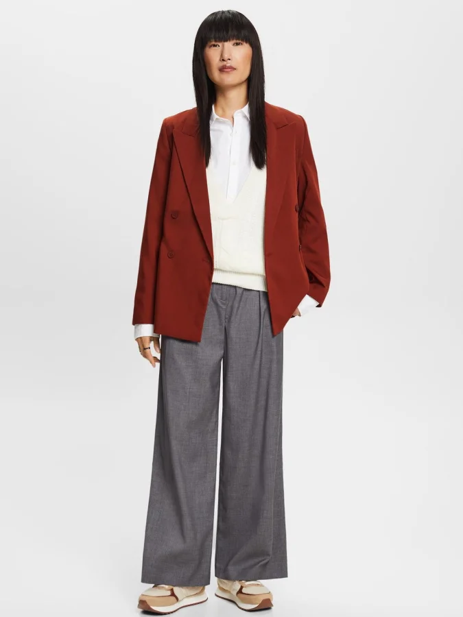 ESPRIT - High Waist Pleated...