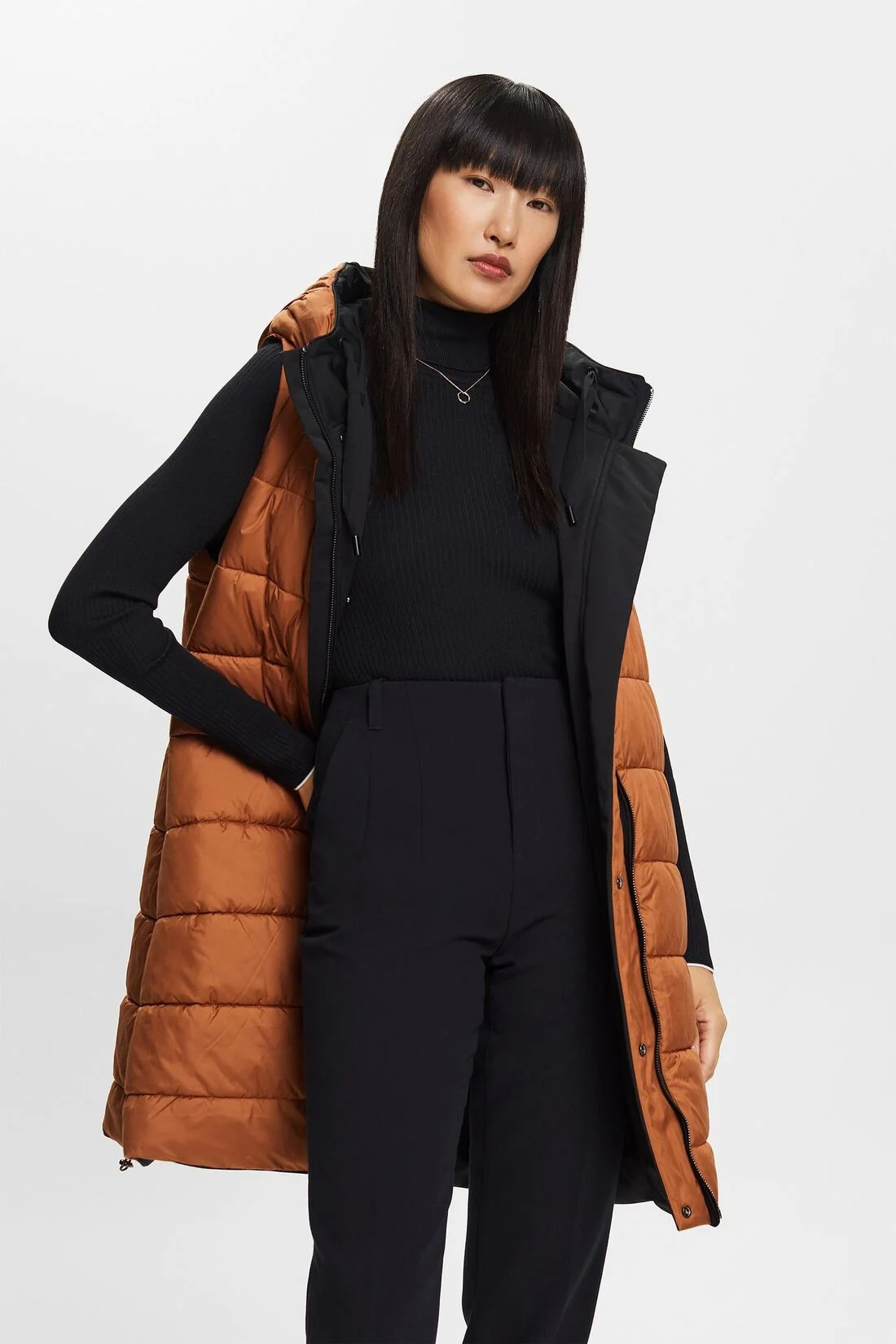 ESPRIT - Reversible long-cut down jacket ESPRIT - Reversible long-cut down jacket