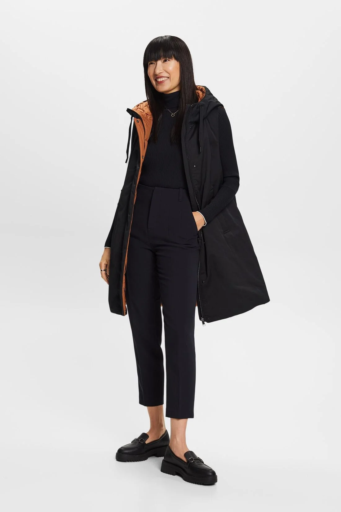 ESPRIT - Reversible long-cut down jacket ESPRIT - Reversible long-cut down jacket